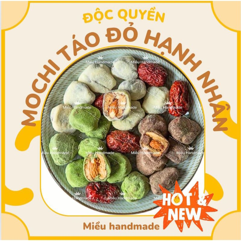 Kẹo sữa táo đỏ hạnh nhân bổ dưỡng Miều handmade