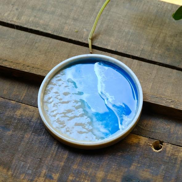 Lót ly chủ đề băng tan