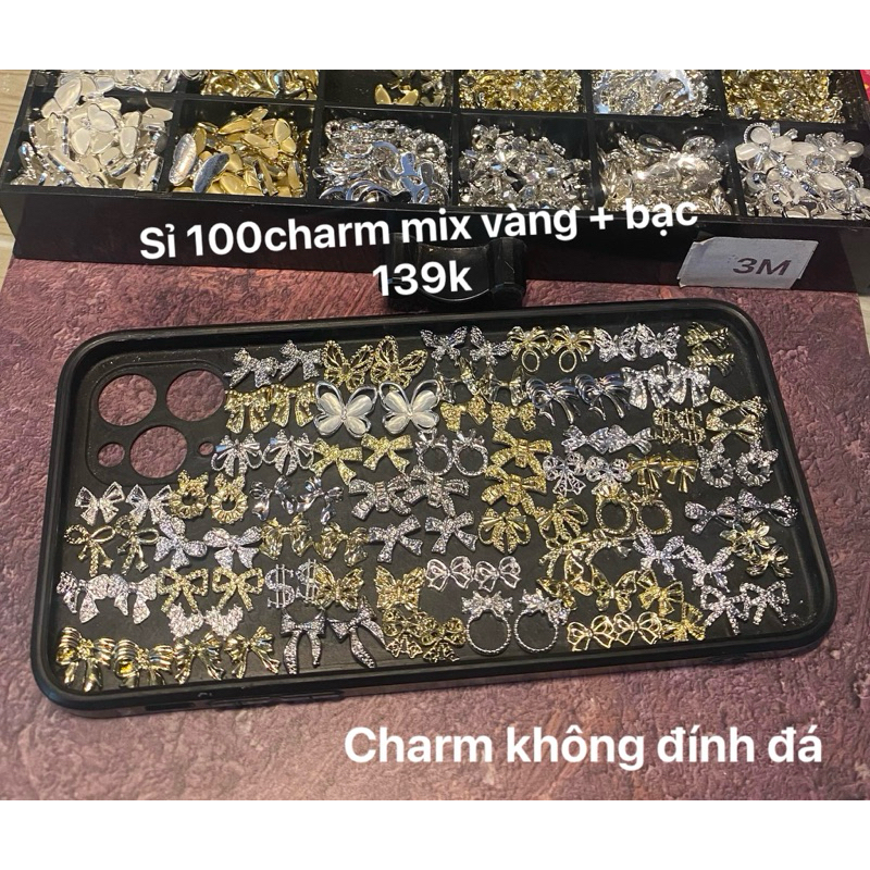 Wholesale 100 charms as super cheap nail price (real photos)
