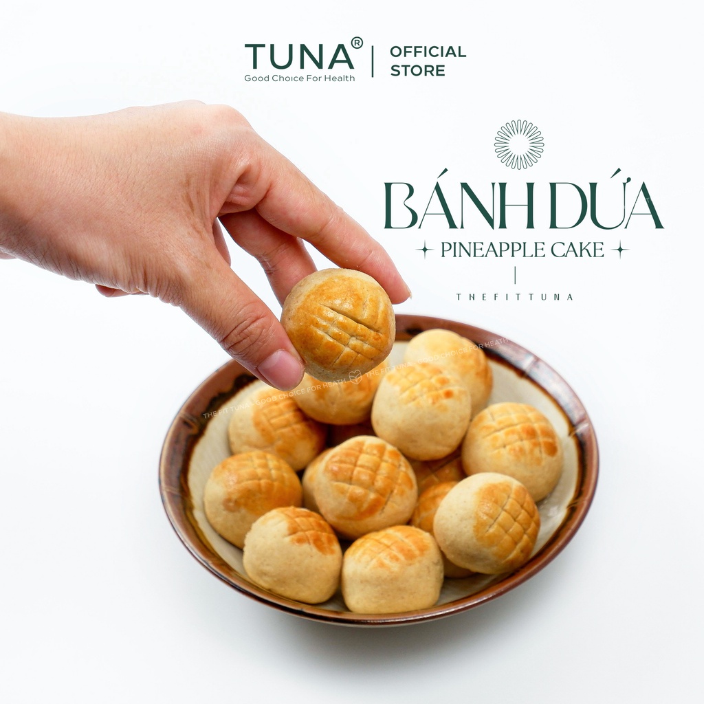 Bánh Dứa Nguyên Cám Healthy Ít Ngọt Bánh Mềm Nhưng Không Dễ Vỡ