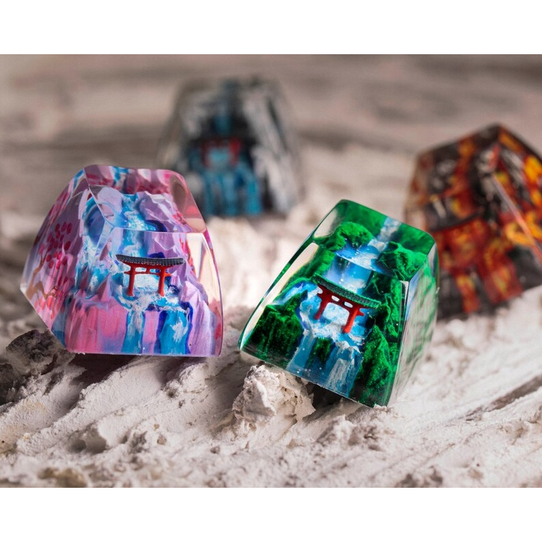 Keycap keyboard torii gateway torii art craftsmanship sharp details