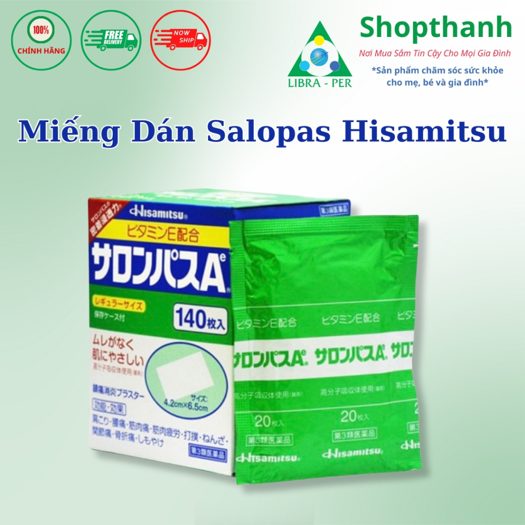Japanese Hisamitsu Salonpas Hisamitsu Patch