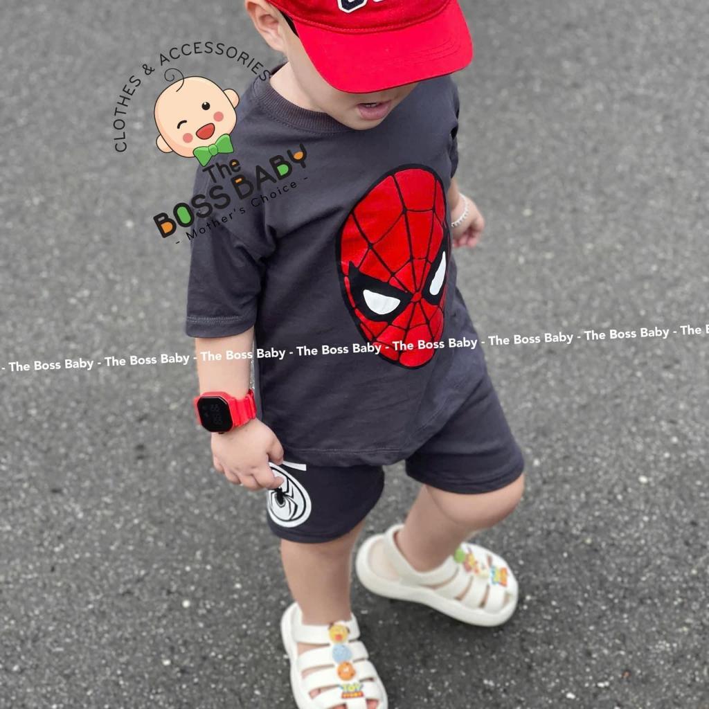 Set of SPIDERMAN Red Cotton Cotton Set (9-27kg) -SH24368- ThEBOSSBABYVN - Cotton Cotton