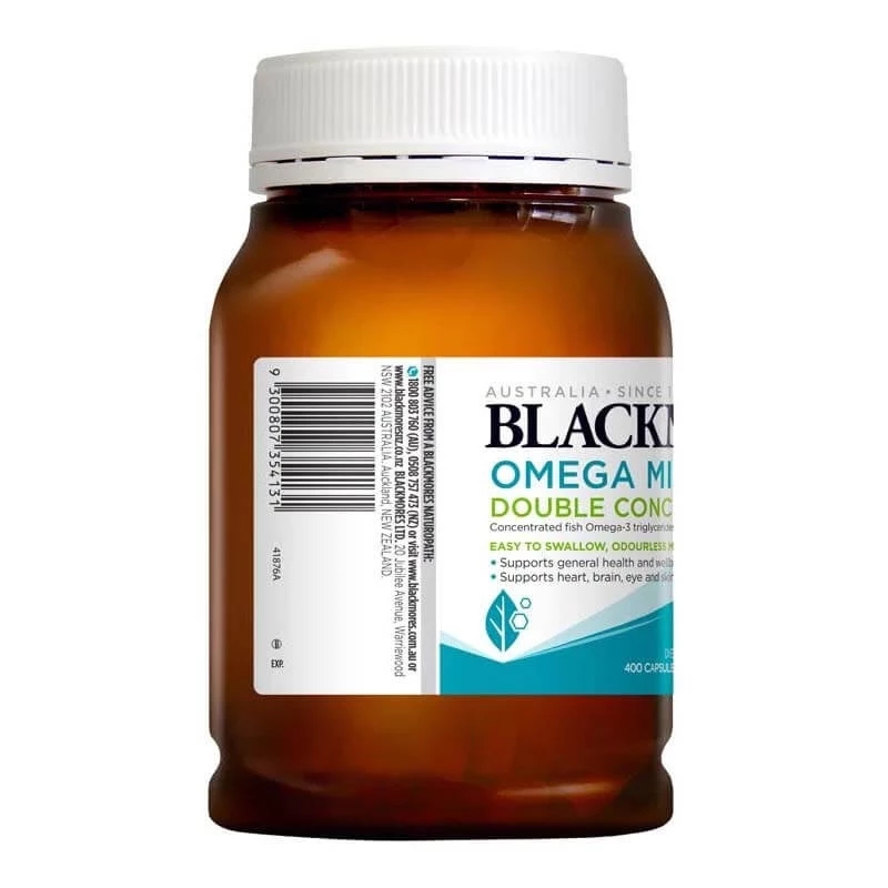 Dầu Cá Blackmores Fish Oil 400 Viên Minicap Dầu Cá 