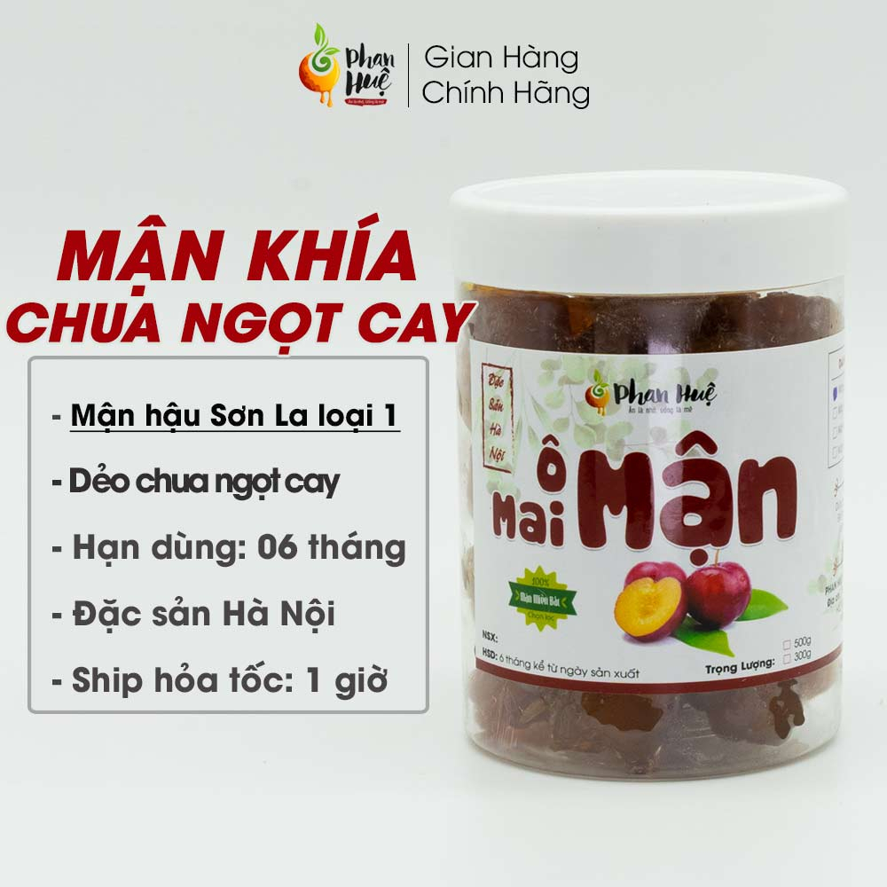 Oysters of plum plums are fried with sweet and sour Phan Hue box 100g 300g 500g specialties in Hanoi