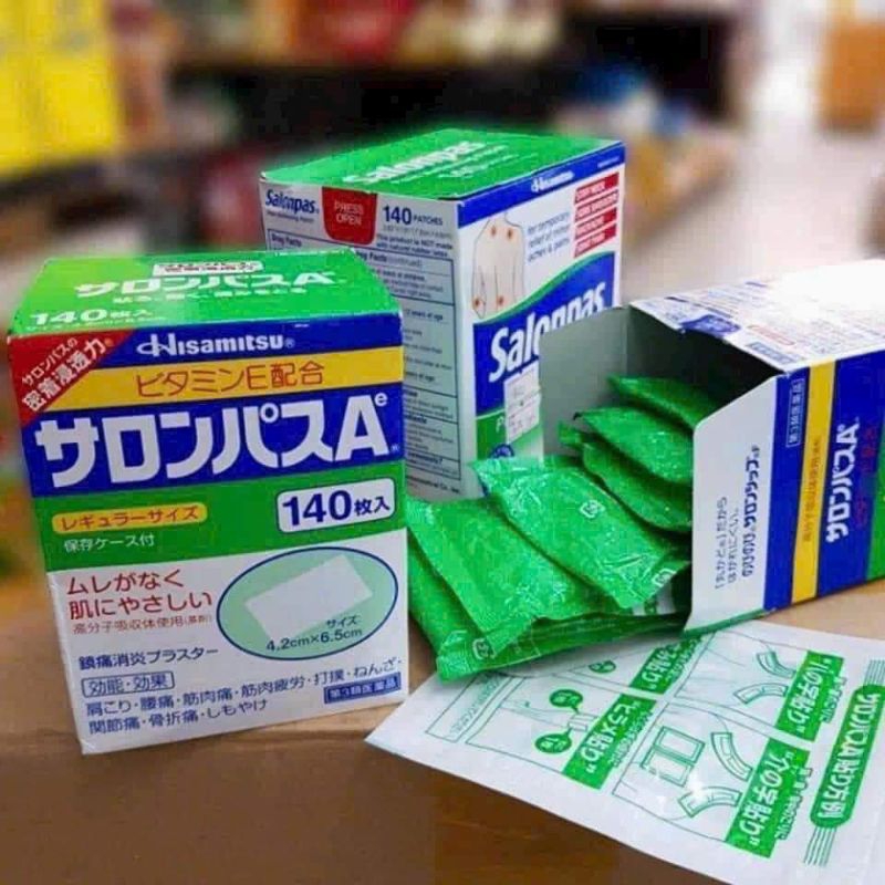 [Date 2027] Salonpas Hisamitsu Japanese Painful Pampers in Japan, 140 pieces, a lot of movement bruises