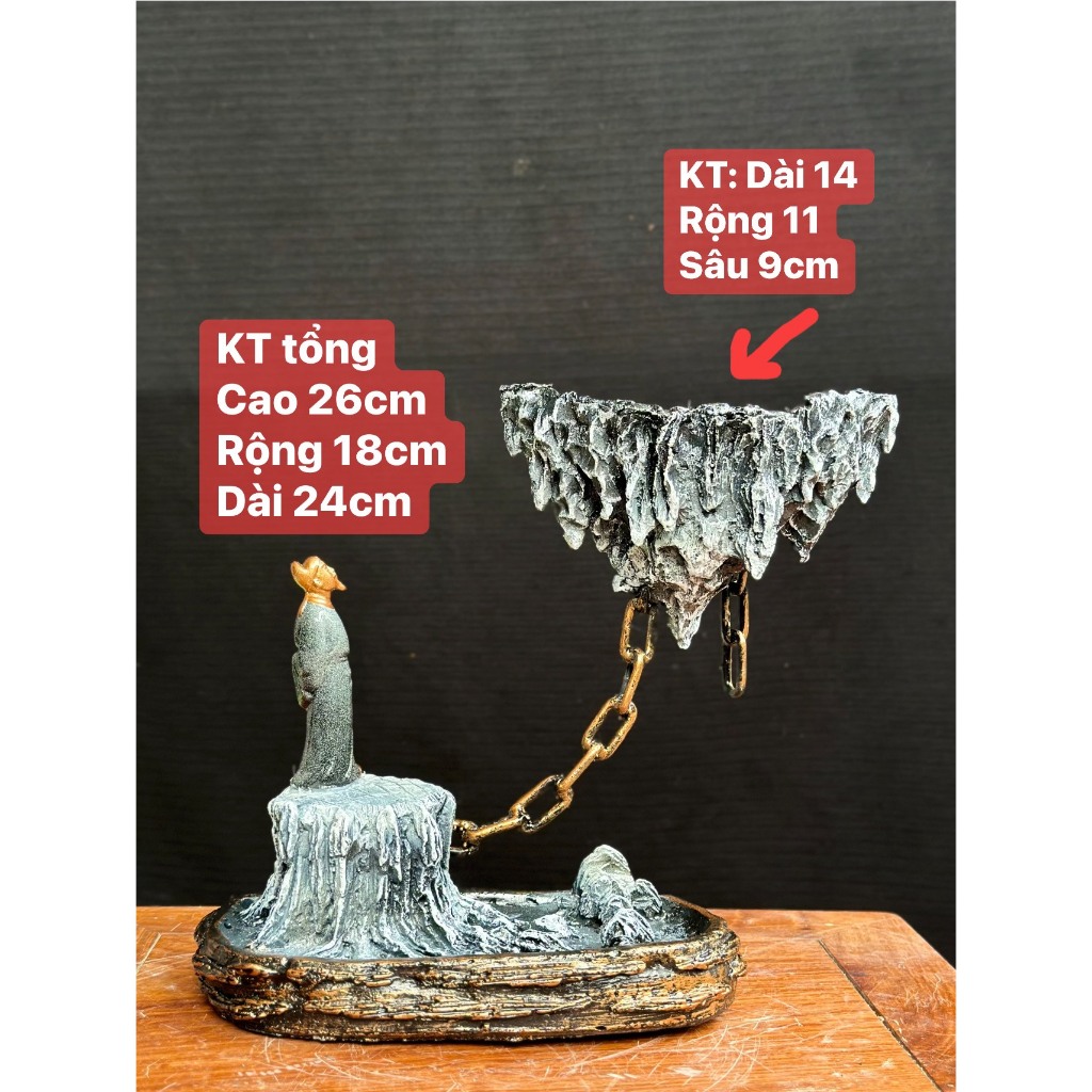 The Bach Bach islands watch the moon -Avatar decor - the wrong bon pots, the size of the total 24x18x26cm