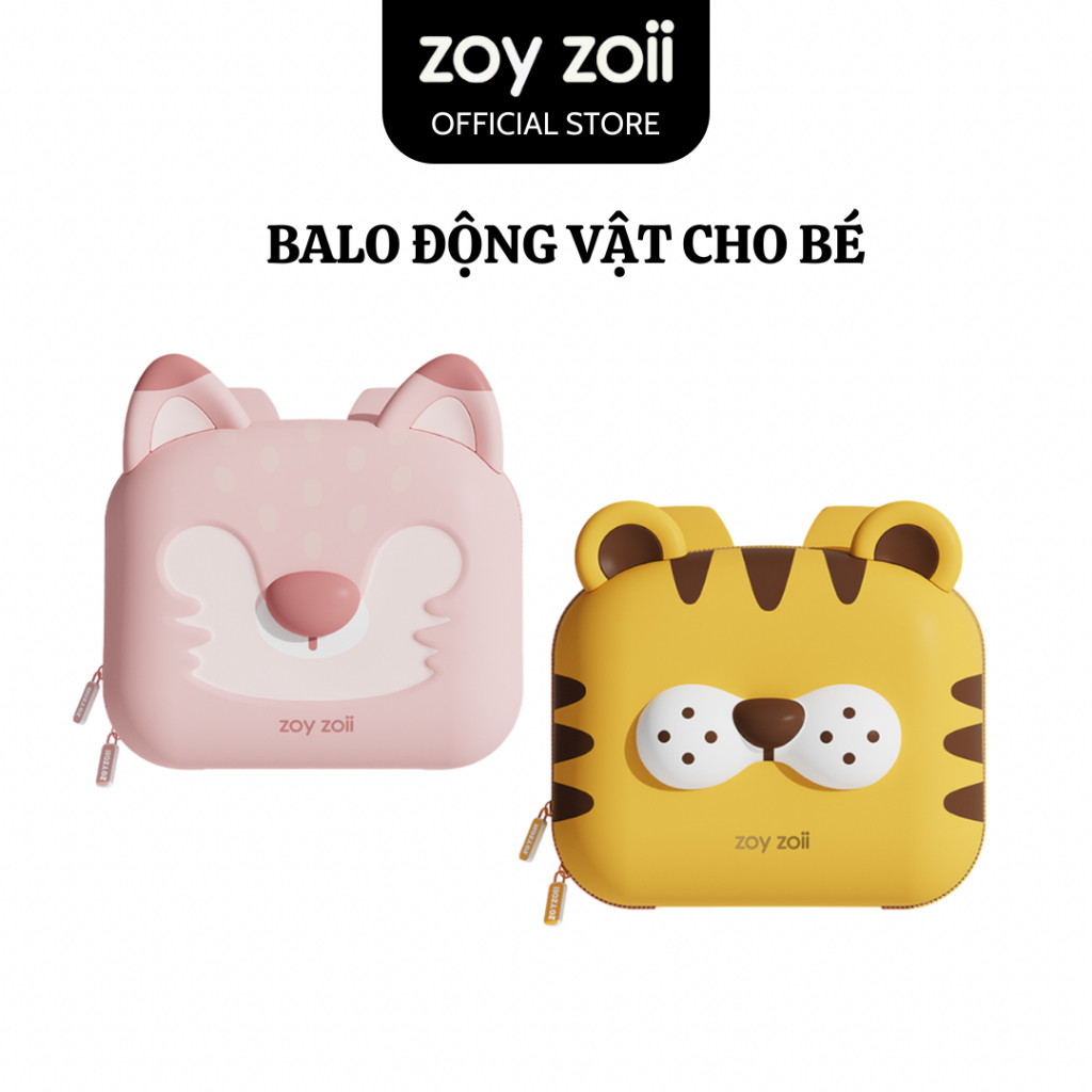 Zoyzoii backpack for Kindergarten Rare Animal Series School Bag Animal Bag Couple to go to school for baby B18-B