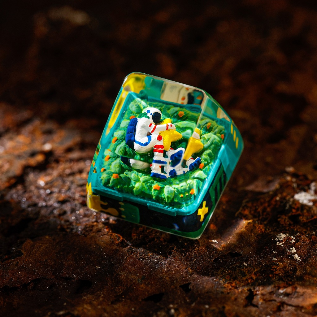 Unique Astronaus Keycap collection of colorful color SA profile for mechanical keyboard