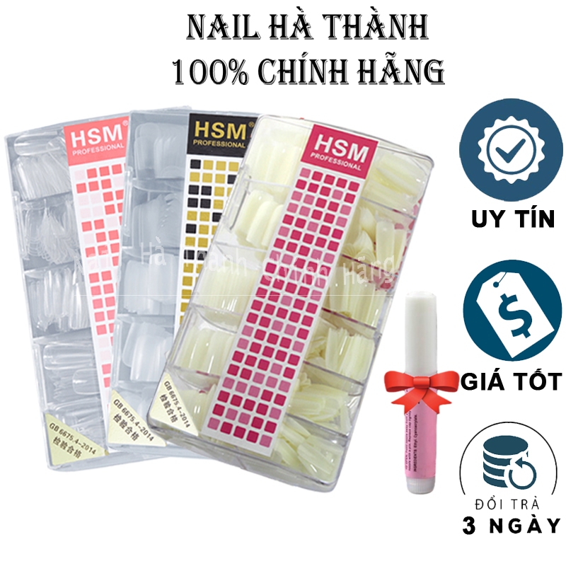 Fake fake nails enough square square staircase genuine HSM potting Music in Korean standard Nail 500 nails