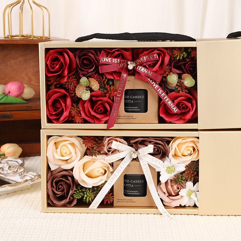 High quality Citta scented candles and silk flower boxes, meaningful gifts for genuine Valentine