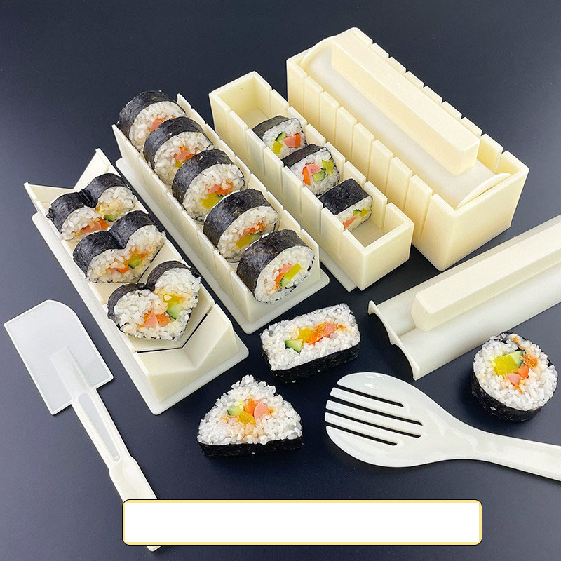 Plastic mold made rice rolls Kimbap sushi (s36) circle, square, heart