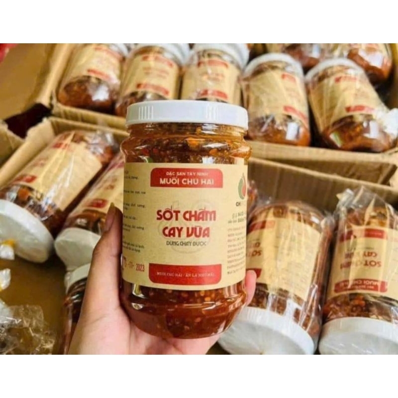 muối chấm chú hải cay vừa,siêu cay  ( hủ 500g)