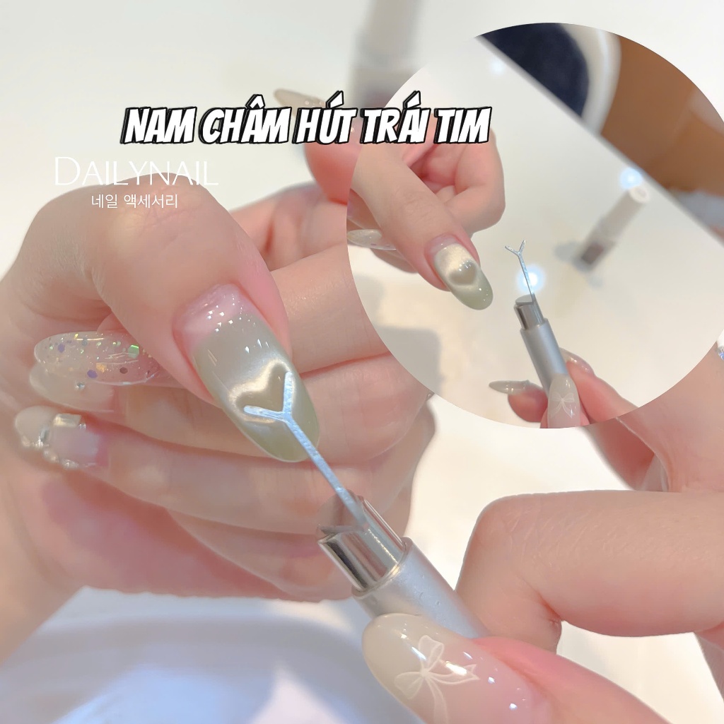 Heart Cat Eye Magnet Accessories